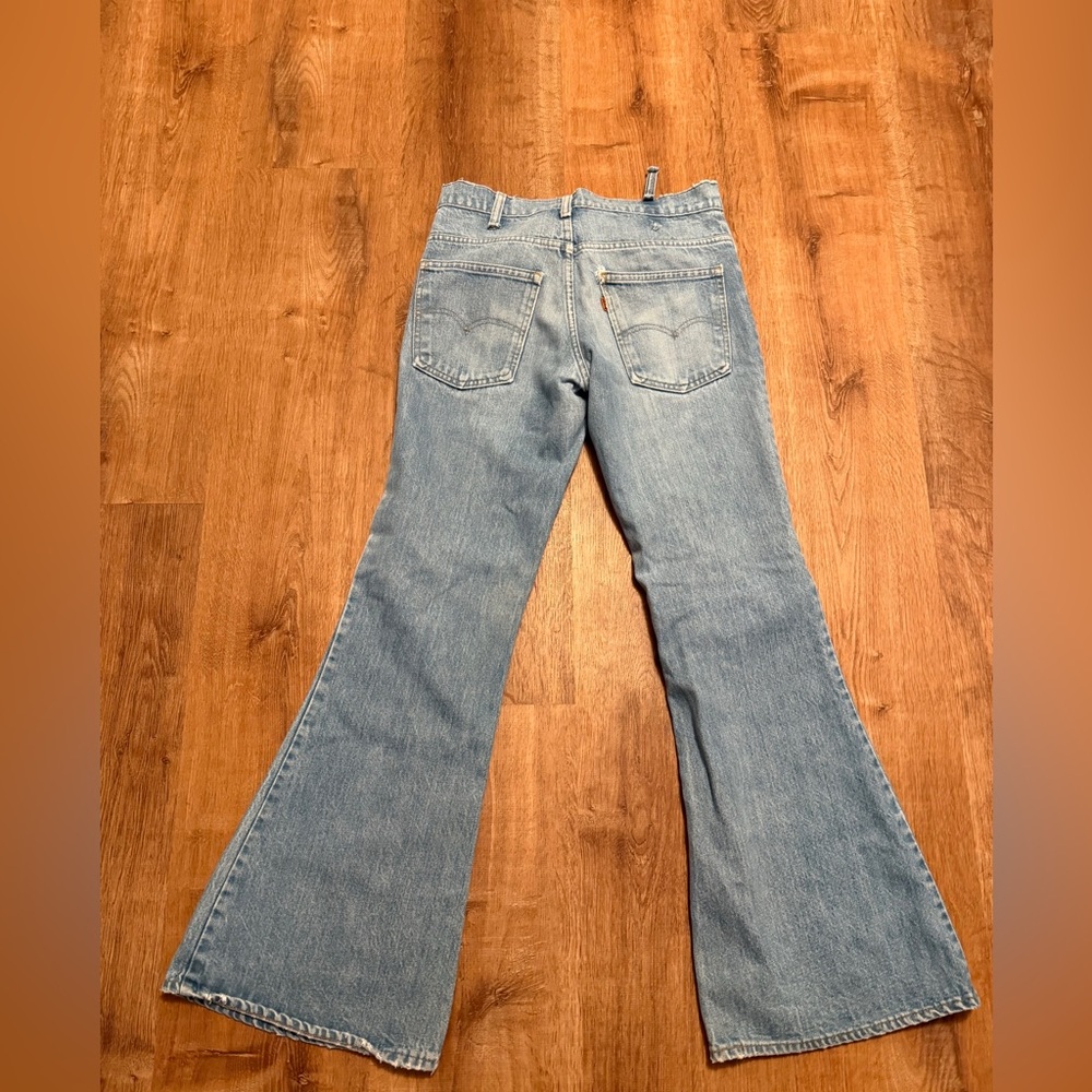 Levi's Women's Light Blue Flare Wide-Leg Jeans